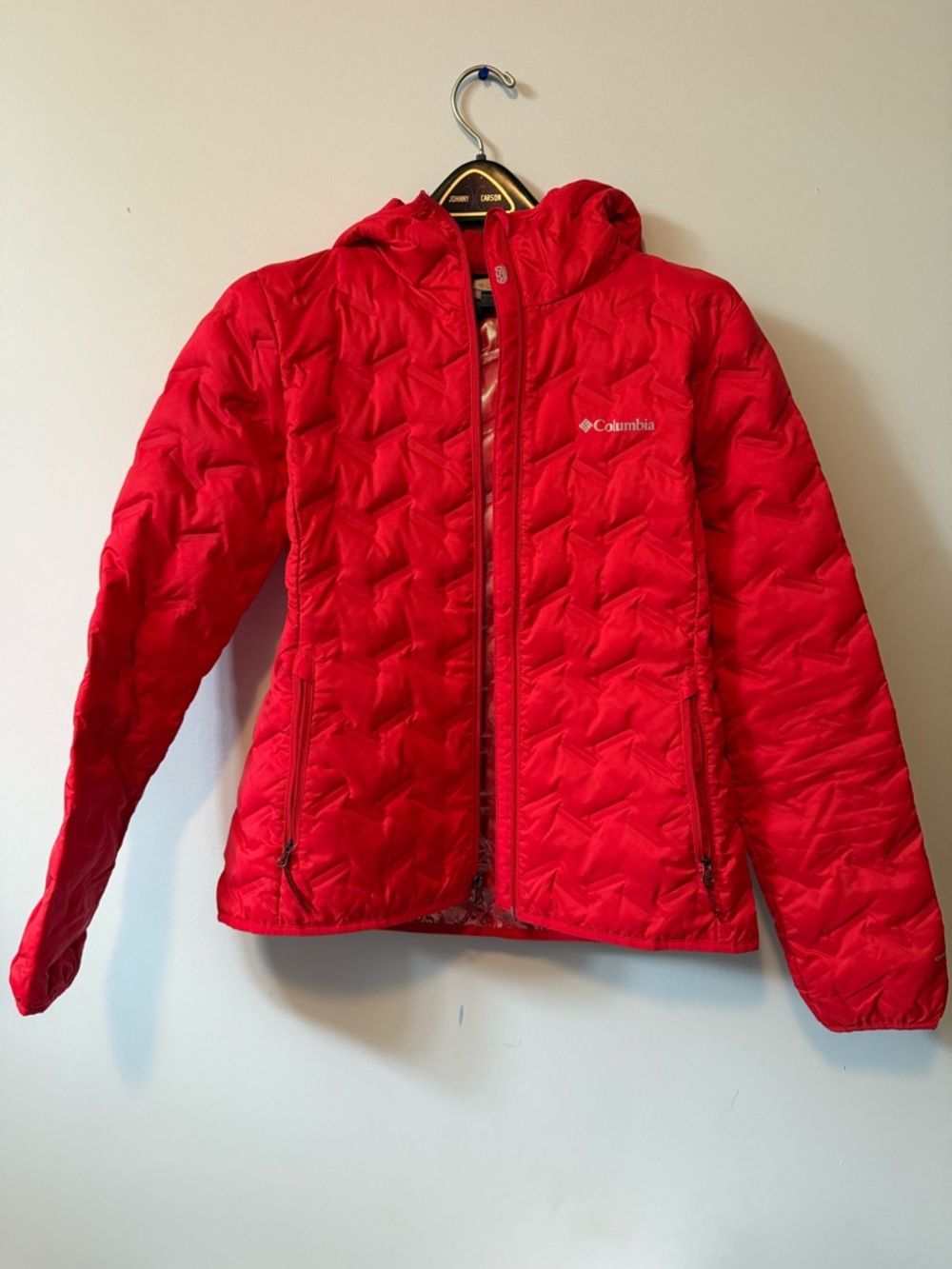 Columbia red winter/spring jacket size M